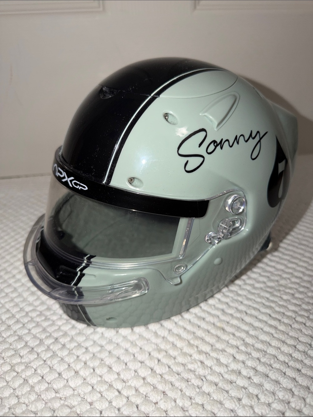 AMC Theatres APXGP F1 Movie Sonny Hayes Helmet Popcorn Bucket